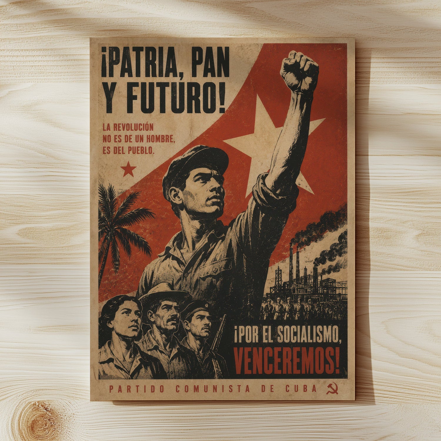 Vintage Communist Wall Art